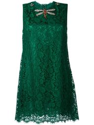 декорированное кружевное платье Dolce &amp; Gabbana