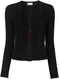 кардиган с кружевной вставкой Red Valentino
