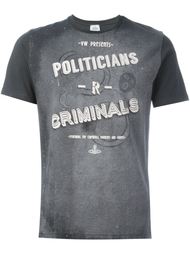 футболка 'Politicians/Criminals' Vivienne Westwood Man