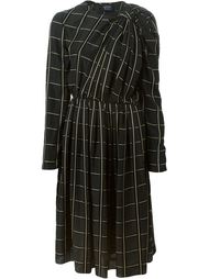 платье в клетку Lanvin