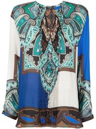 плиссированная блузка Etro