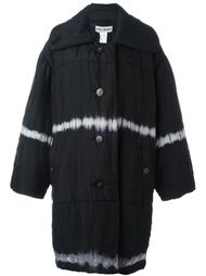 пальто свободного кроя с принтом тай-дай Issey Miyake Vintage