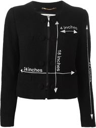 жакет с измерениями Moschino