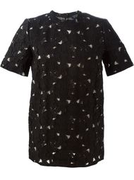 топ с цветочным кружевом Lanvin
