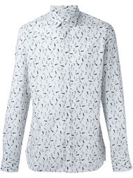 рубашка с мелким узором Lanvin