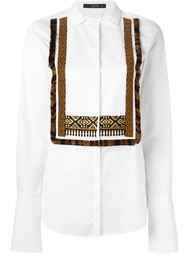 рубашка с декорированным нагрудником Etro