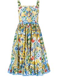 платье с принтом  Dolce &amp; Gabbana