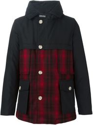 пуховик в клетку  Woolrich