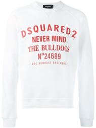 толстовка с принтом  Dsquared2