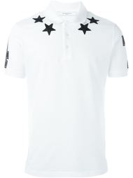 футболка-поло с вышивкой  Givenchy