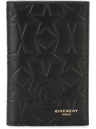 визитница с тисненым узором звезд Givenchy