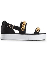 сандалии с декоративными цепями Jeffrey Campbell