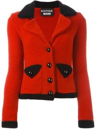 укороченный трикотажный пиджак Boutique Moschino