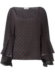 блузка с широкими рукавами Lanvin