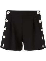 плиссированные шорты с пуговицами Boutique Moschino