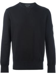 толстовка с нашивкой на рукаве Alexander McQueen