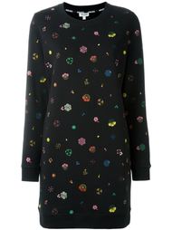 платье-толстовка с вышивкой  Kenzo