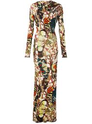 платье с принтом бабочек Jean Paul Gaultier Vintage