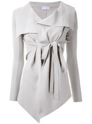 belted draped front jacket Scanlan Theodore