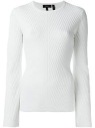 long sleeve knitted blouse Theory