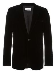 бархатный пиджак Saint Laurent