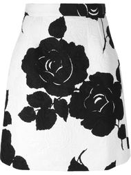 юбка с розами из парчи  Dolce &amp; Gabbana