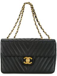 сумка на плечо с логотипом  Chanel Vintage