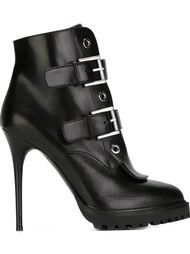 ботильоны с ремешками на пряжках Alexander McQueen