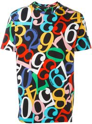 футболка с принтом номеров  Love Moschino