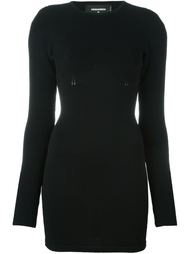 вязаное облегающее платье  Dsquared2