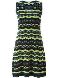 платье зигзагообразной вязки   M Missoni