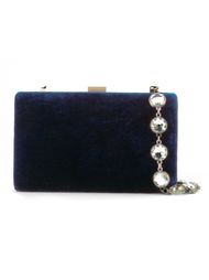 magnetic closure velvet clutch bag Serpui