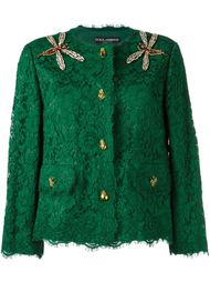 декорированный кружевной пиджак Dolce &amp; Gabbana