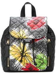 рюкзак с цветочным принтом Boutique Moschino