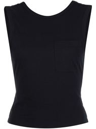 топ с открытой спинной  T By Alexander Wang
