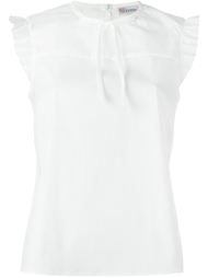 топ с рюшами Red Valentino