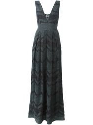 платье зигзагообразной вязки   M Missoni