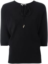блузка с вырезом "замочная скважина" Lanvin