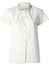 рубашка  с кружевным воротником  Carven