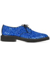 туфли на шнуровке с блестками Giuseppe Zanotti Design