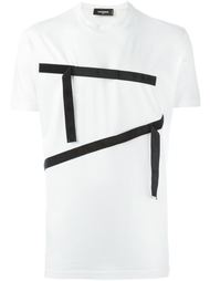 футболка с аппликацией Dsquared2