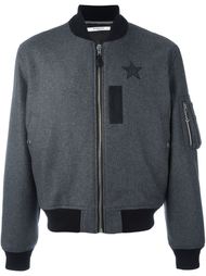 куртка-бомбер с принтом звезд  Givenchy