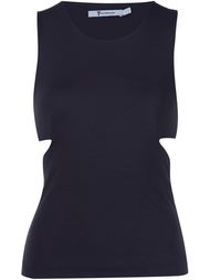 топ с вырезами на спине T By Alexander Wang
