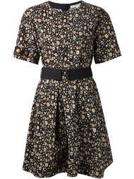 расклешенное платье с цветочным принтом Marc Jacobs