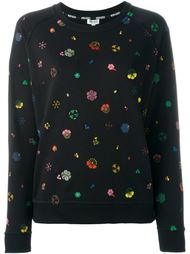 толстовка с цветочной вышивкой Kenzo