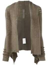 asymmetric cardigan Rick Owens