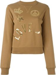 толстовка с нашивками  Love Moschino