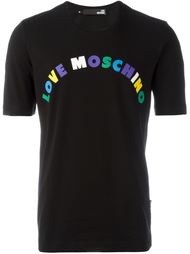 футболка с принтом логотипа Love Moschino