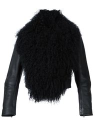 'Shearling Collar' biker jacket Dion Lee