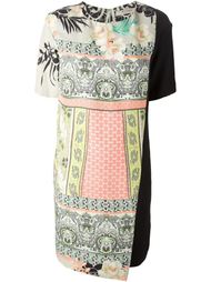 платье с панельным дизайном и принтом  Etro